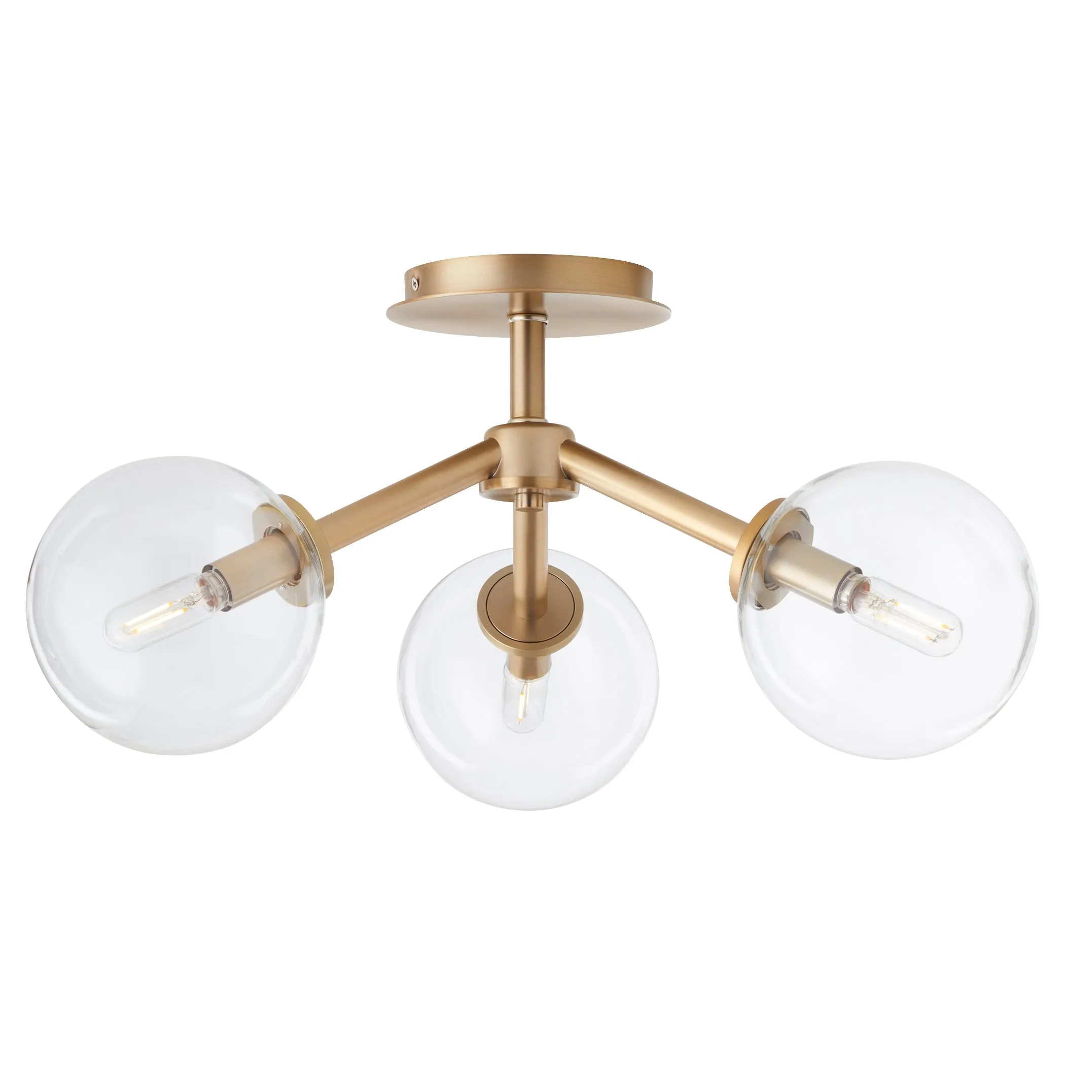 Quorum Rovi 3132-21-80 Ceiling Mount - Aged Brass