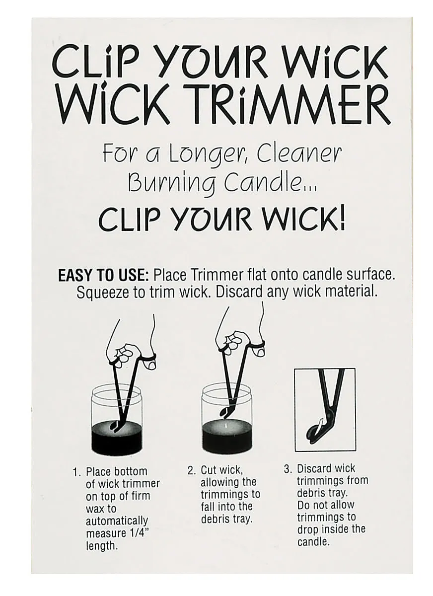 "Clip Your Wick" Wick Trimmer