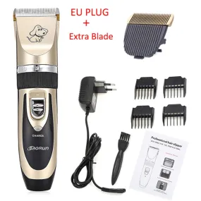 Rechargeable Pet Dog Hair Trimmers Professional Clippers Grooming Tool