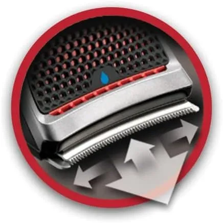 Remington QuickCut Hair Clippers with Curve Cut Blade Technology for a cleaner, more even cut, 9 Guide combs (1.5-15mm), Grading, Tapering & Trimming, Up to 40min usage, Waterproof, Cordless, HC4250