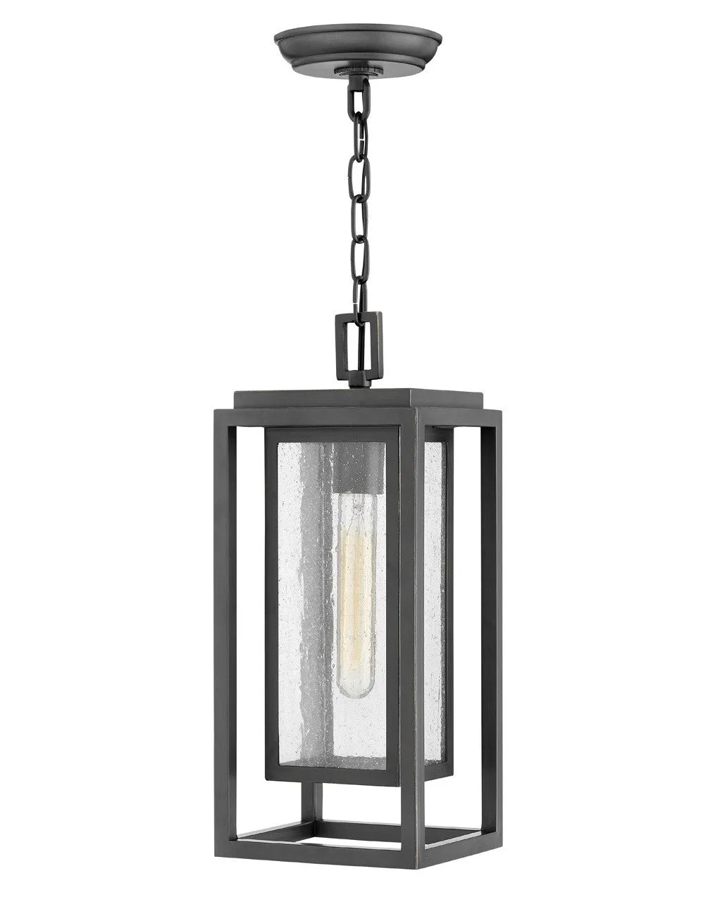 Republic LED Hanging Lantern in Oil Rubbed Bronze