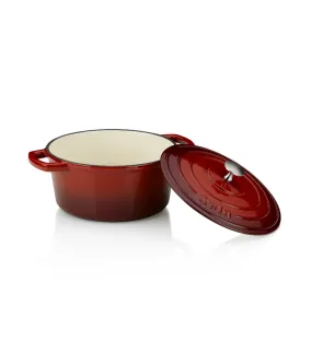 Roasting Tray Round Calido Red - 24cm