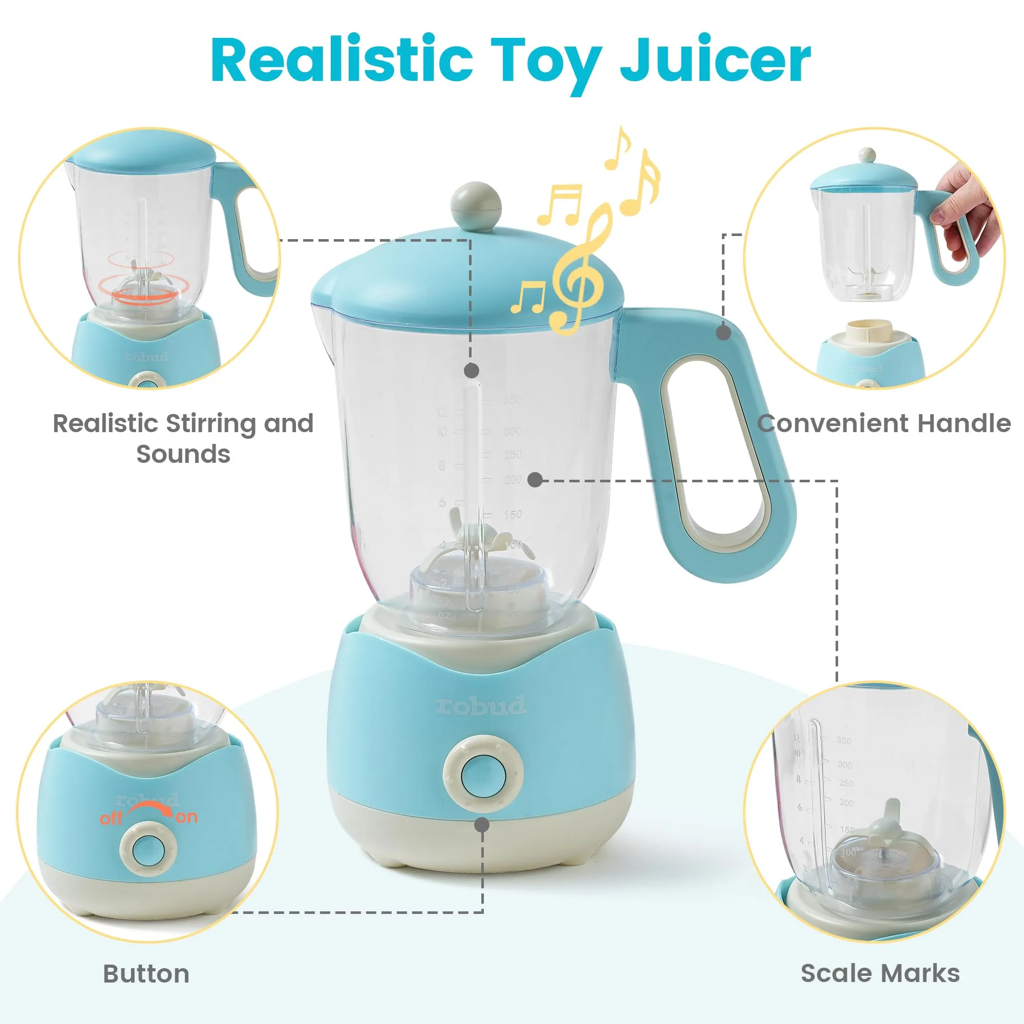 ROBUD Blender and Juicer Toy - Green