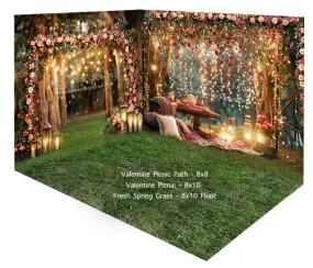 Room Valentine Picnic Path   Picnic   Fresh Spring Grass