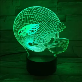 Rugby NFL Philadelphia Eagles 3D night light 1/3/7/16 colors available