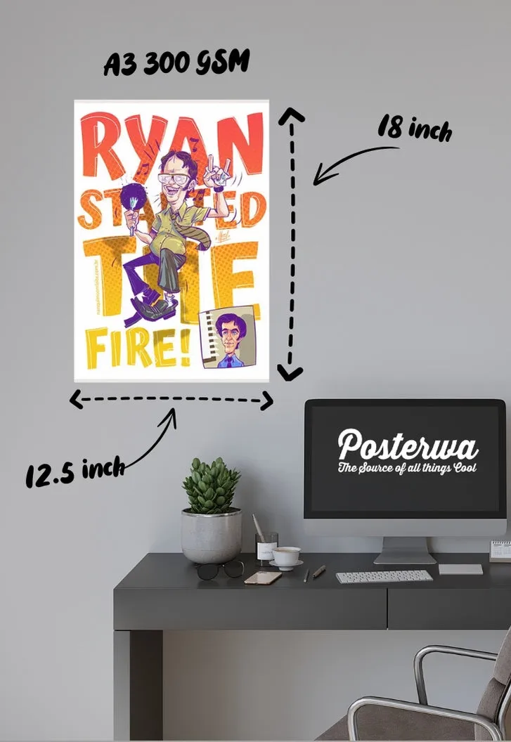 Ryan Started the Fire - The Office Poster