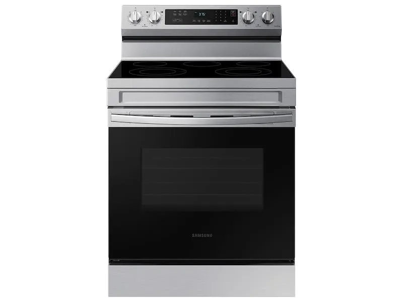 Samsung NE63A6311SS 6.3 cu. ft. Smart Freestanding Electric Range with Rapid Boil™ & Self Clean in Stainless Steel