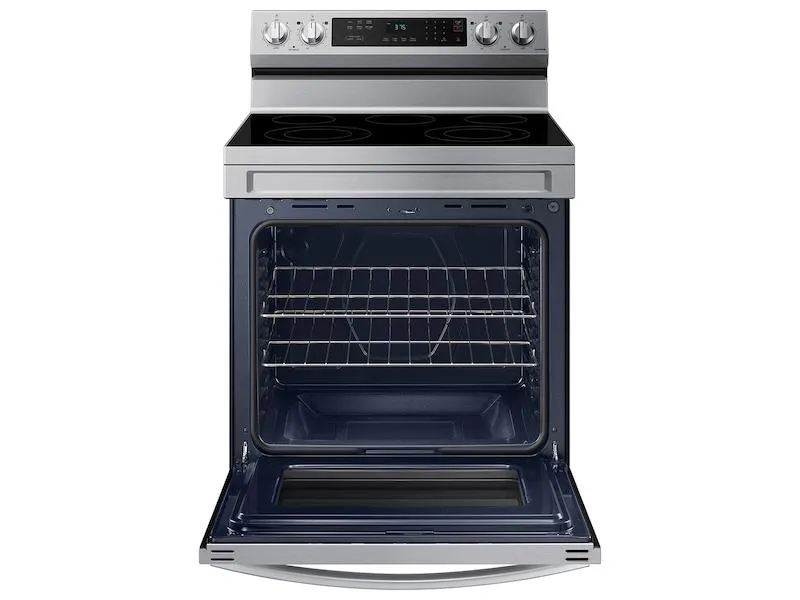 Samsung NE63A6311SS 6.3 cu. ft. Smart Freestanding Electric Range with Rapid Boil™ & Self Clean in Stainless Steel