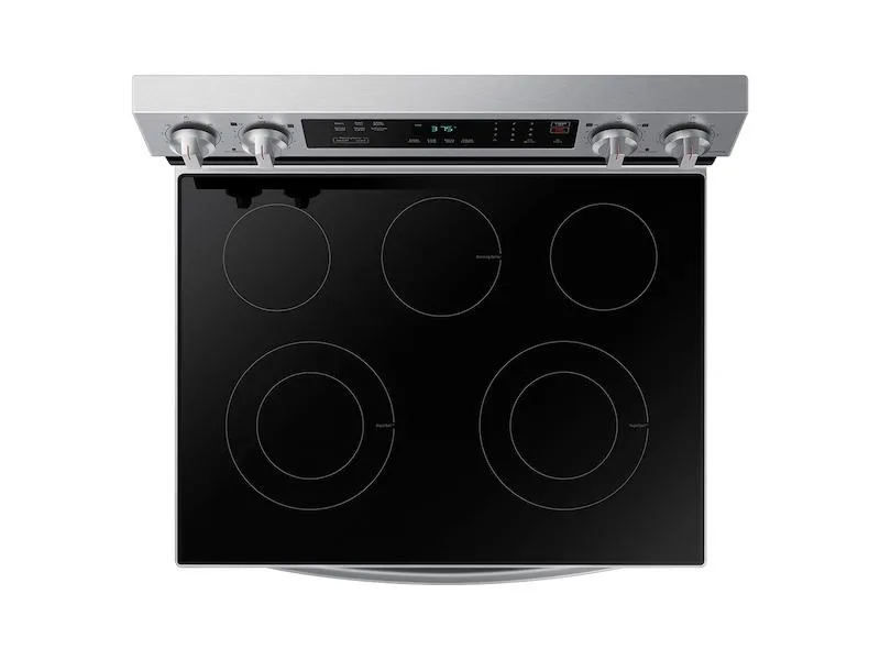 Samsung NE63A6311SS 6.3 cu. ft. Smart Freestanding Electric Range with Rapid Boil™ & Self Clean in Stainless Steel