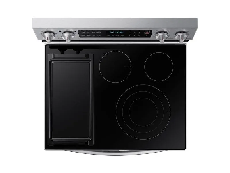 Samsung NE63A6751SS 6.3 cu. ft. Smart Freestanding Electric Range with Flex Duo™, No-Preheat Air Fry & Griddle in Stainless Steel