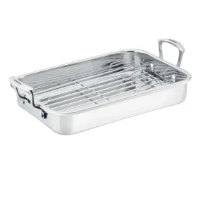 Scanpan Roasting Pan with Rack 42cm x 26cm x 6cm