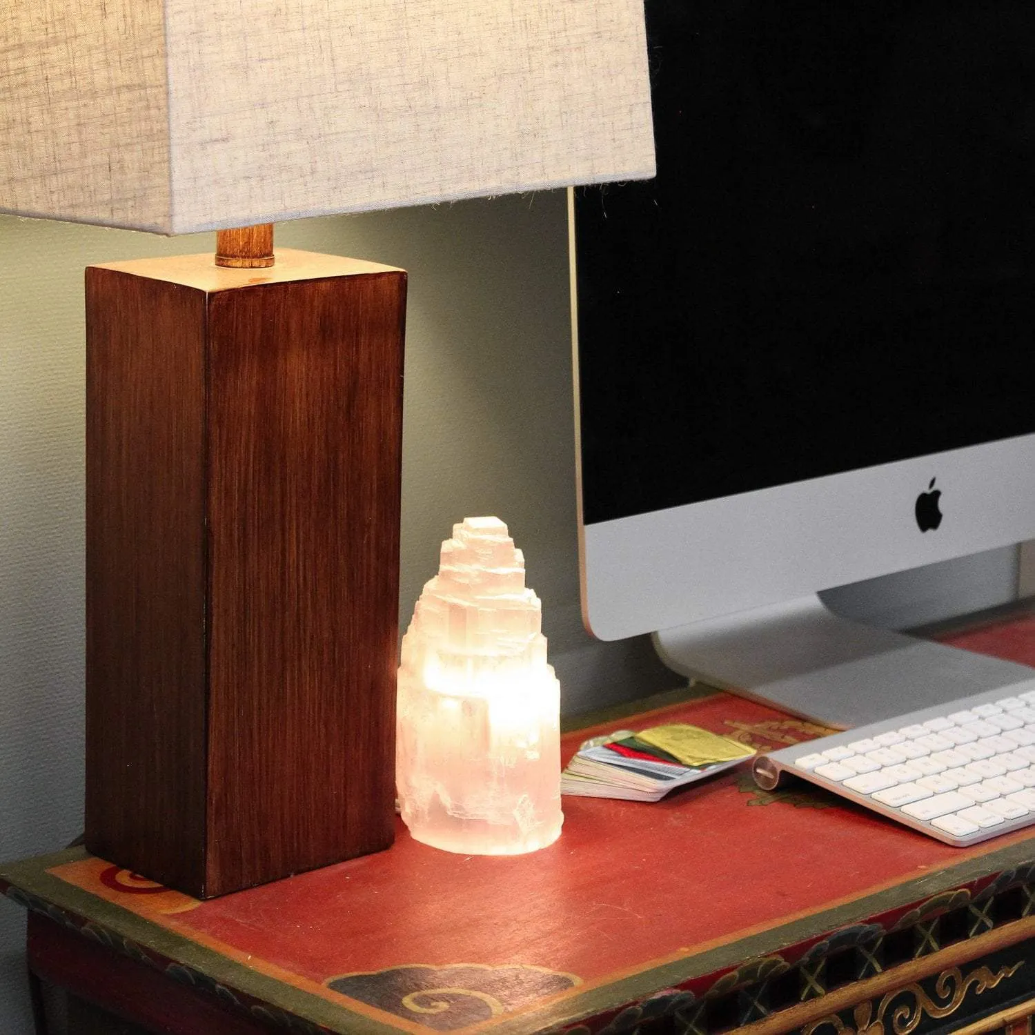 Selenite Energy Lamp