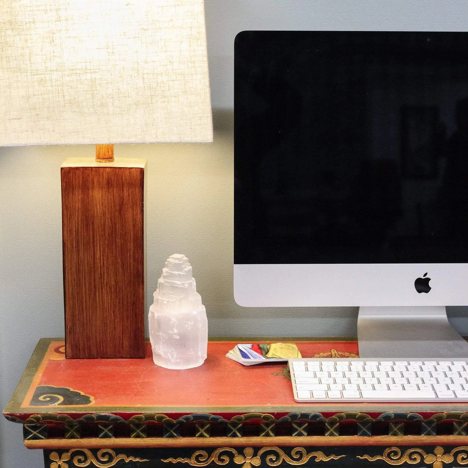 Selenite Energy Lamp