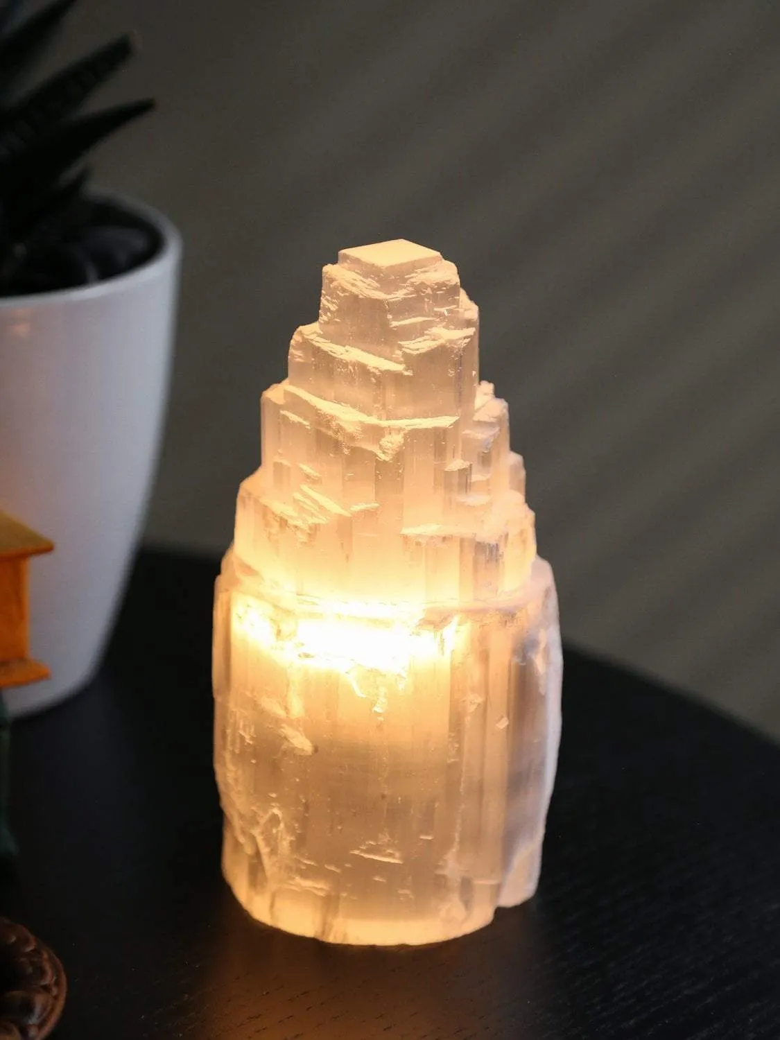 Selenite Energy Lamp