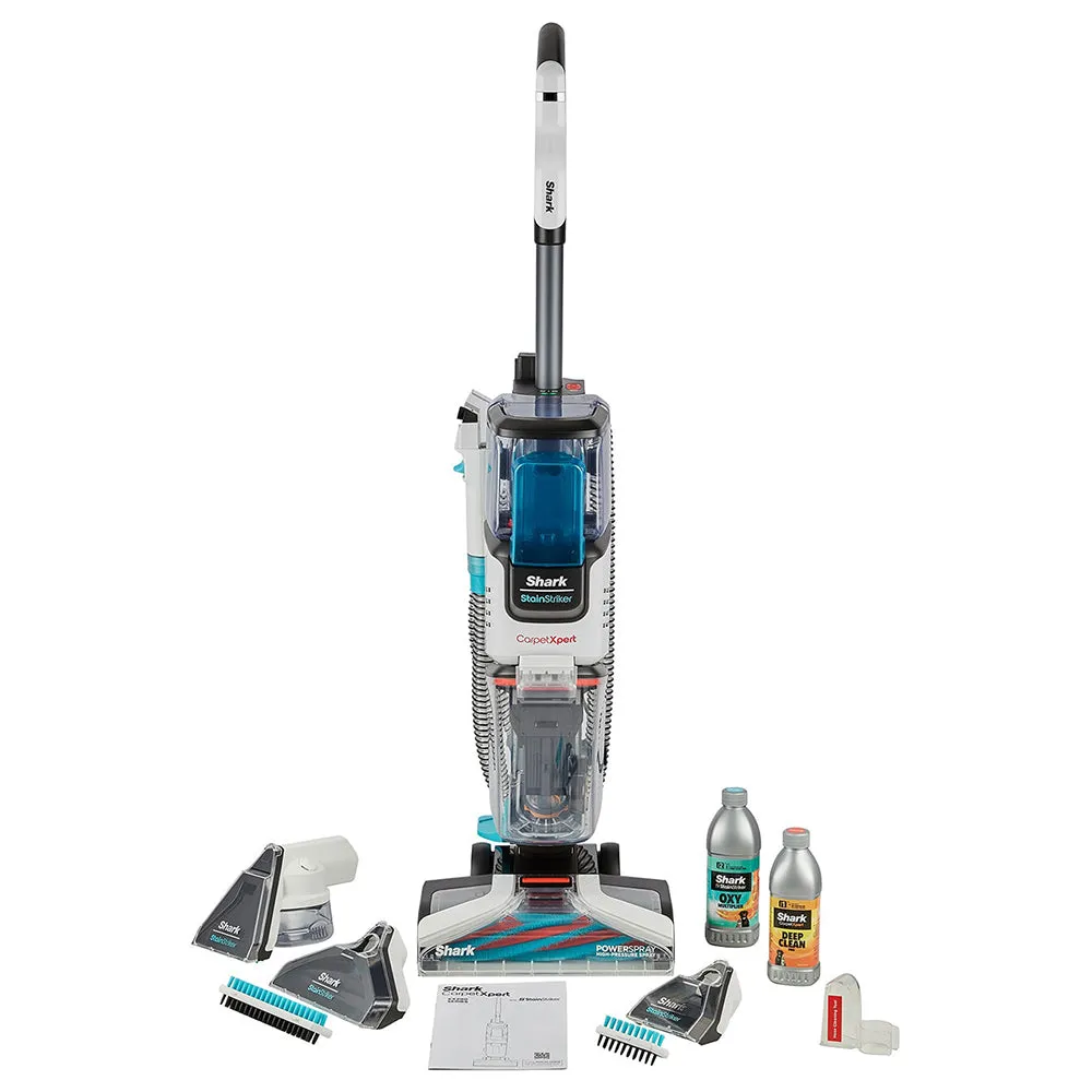 Shark CarpetXpert Built-In StainStriker Vacuum Cleaner - Rotator White | EX200uk