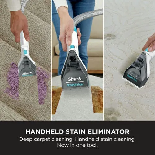 Shark CarpetXpert Built-In StainStriker Vacuum Cleaner - Rotator White | EX200uk