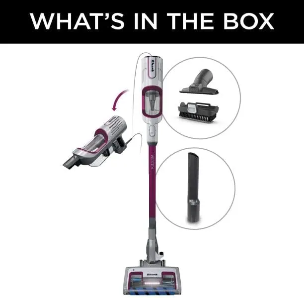 SHARK Shark HZ2000 Vertex Ultralight Corded Stick Vacuum with DuoClean PowerFins and Self-Cleaning Brushroll