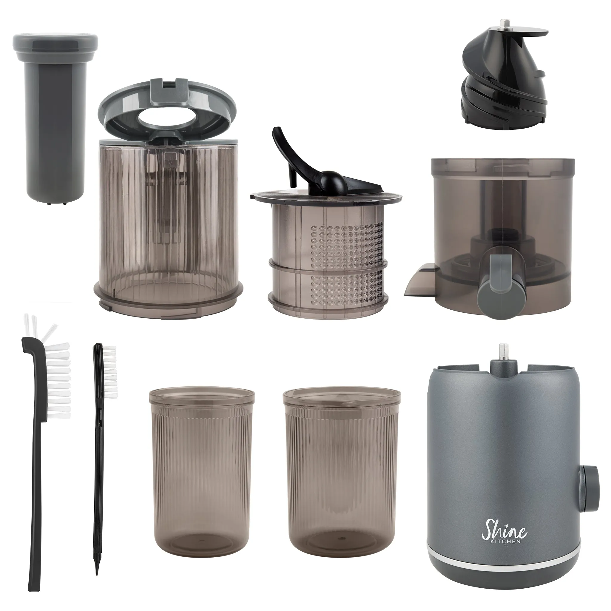 Shine Kitchen Co.® Multi-Batch Compact Cold Press Juicer