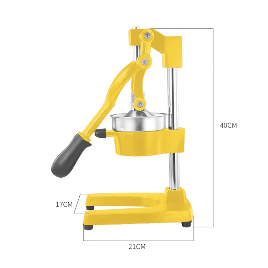 SOGA Commercial Manual Juicer Hand Press Juice Extractor Squeezer Orange Citrus Yellow