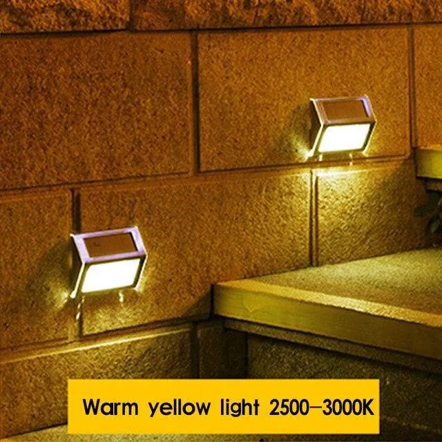 Solar LED stair light, waterproof stainless steel street