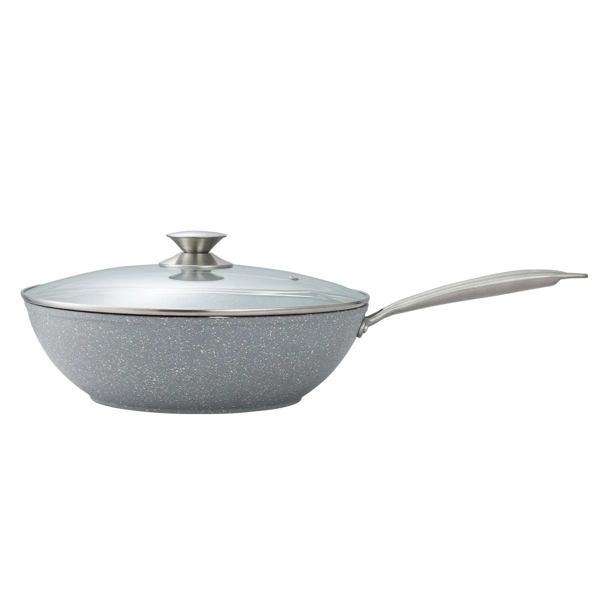 Sovereign Wok with Lid - Grey (28cm)