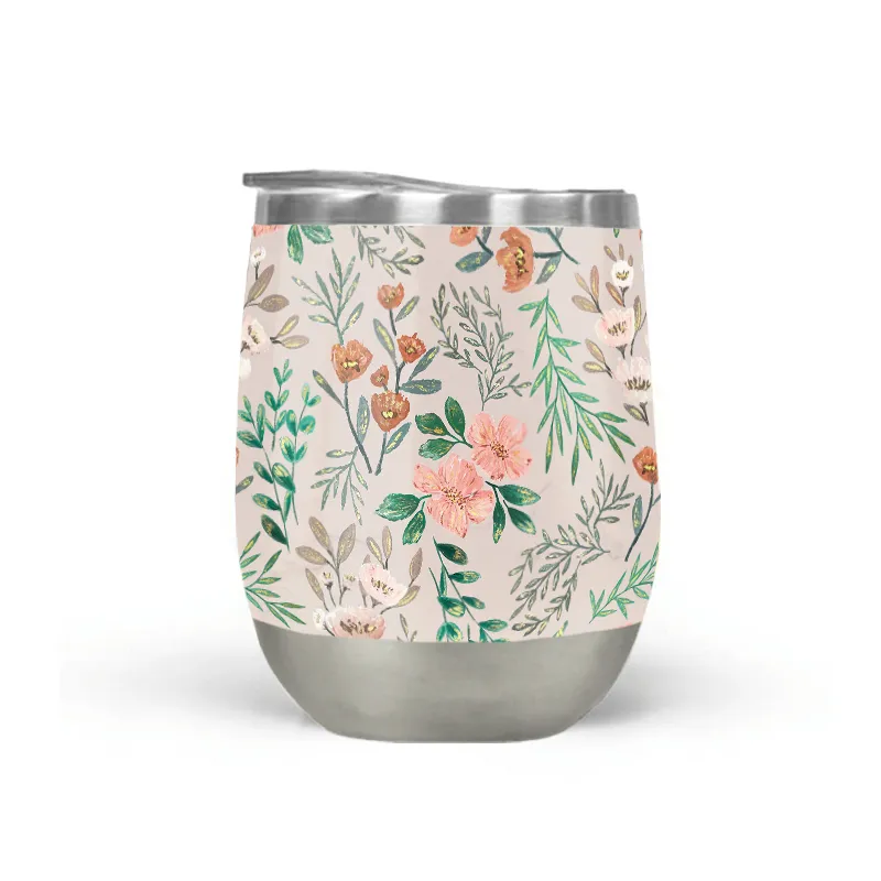 Springtime Stemless Wine Tumbler