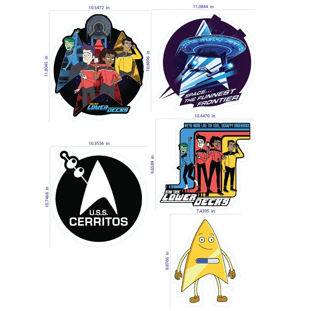 Star Trek: Lower Decks Wall Sticker Sheet