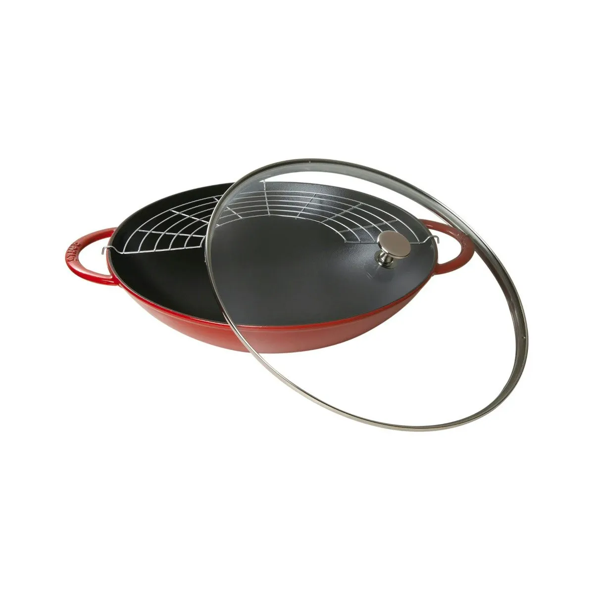 Staub Wok - 37cm Cherry Red