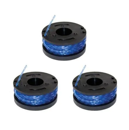 Sun Joe 15-Feet .065-Inch Replacement Spools for String Trimmer Model TRJ600C (3-pack)