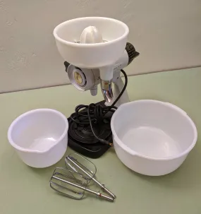 Sunbeam Mixmaster Stand Mixer and GlasBake bowls - AtomicAge F*S