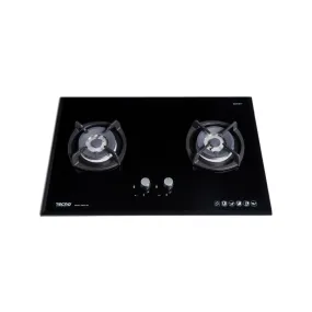 Tecno-T28TGSV 75cm SCHOTT Tempered Glass Hob with Inferno Burner