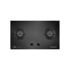 TECNO T928TRSV 2 BURNER GLASS Built-in Gas HOB (90CM)