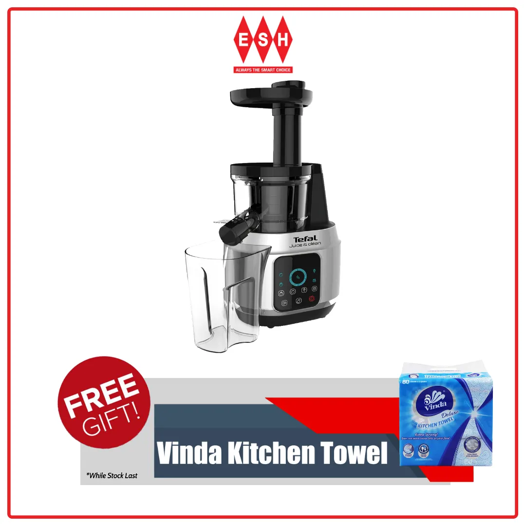 Tefal ZC420 Juice N Clean Slow Juicer