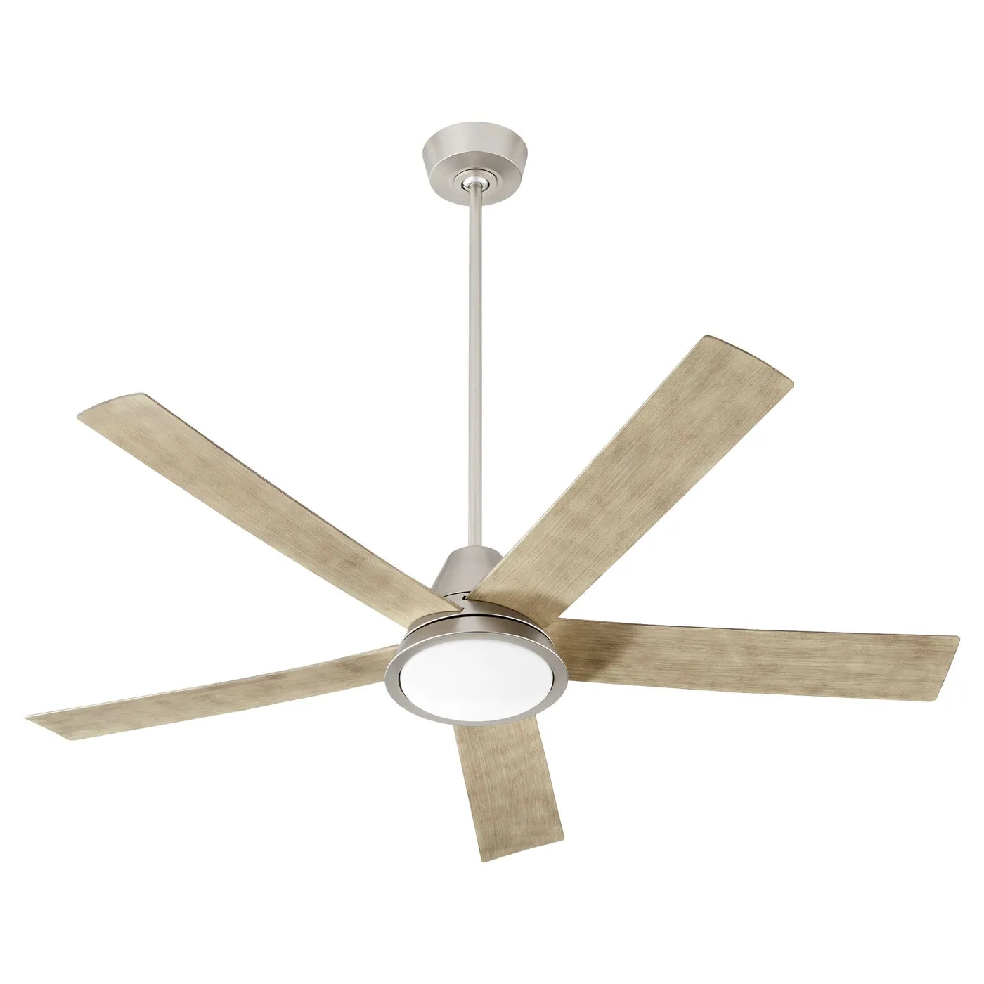 Temple 56" Damp Fan - Satin Nickel