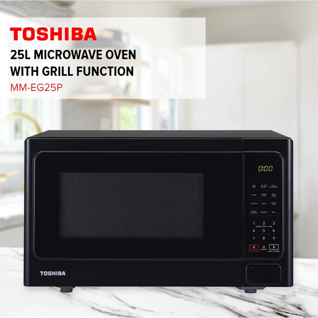 TOSHIBA MW 25L 900W ELECTRONIC BLACK MM-EG25P(BK)