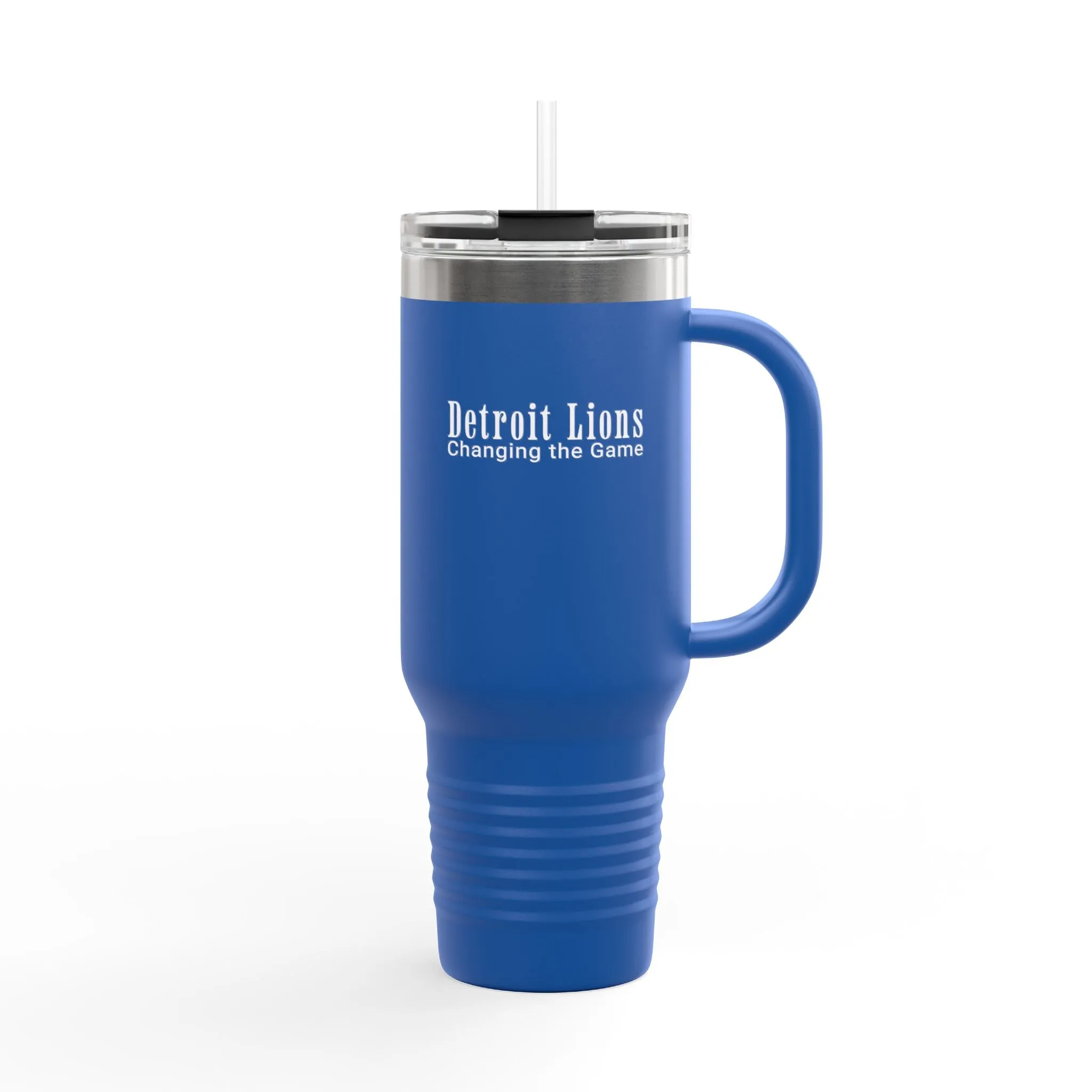 Travel Mug Detroit Lions Changing the Game Quote