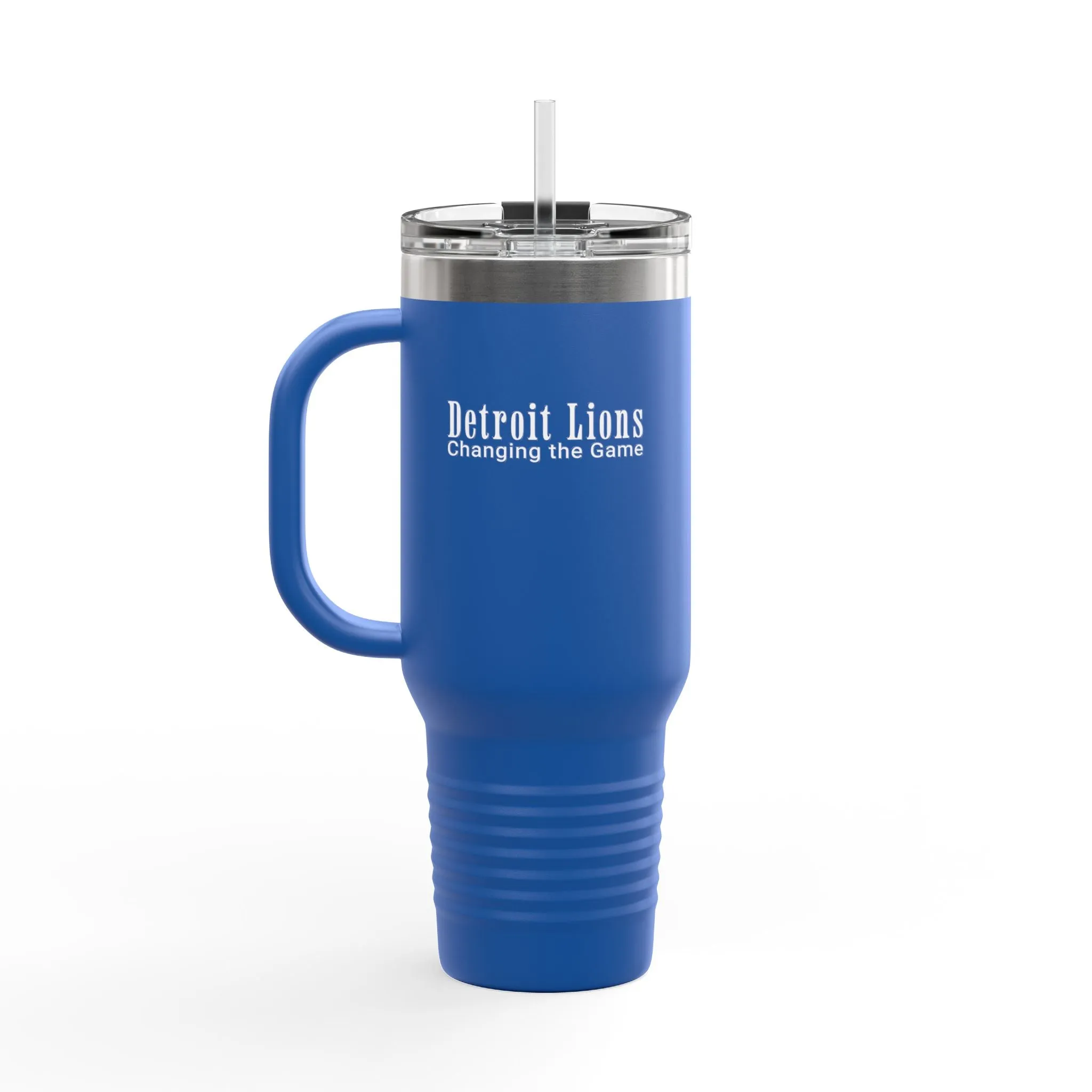 Travel Mug Detroit Lions Changing the Game Quote