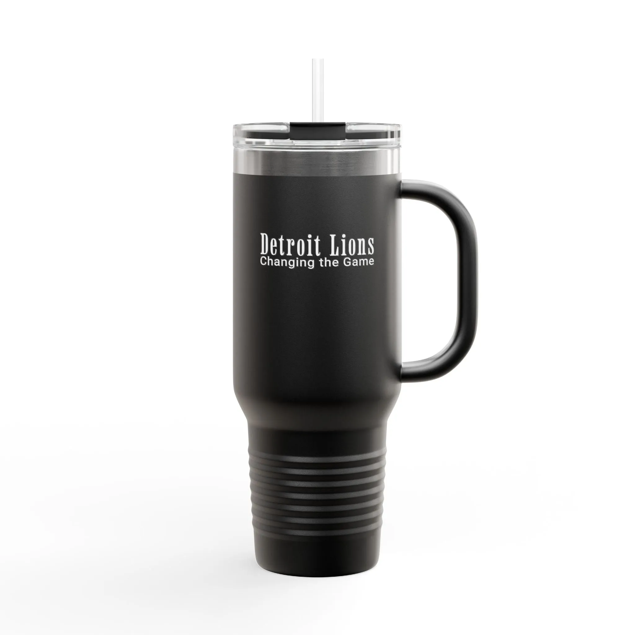 Travel Mug Detroit Lions Changing the Game Quote