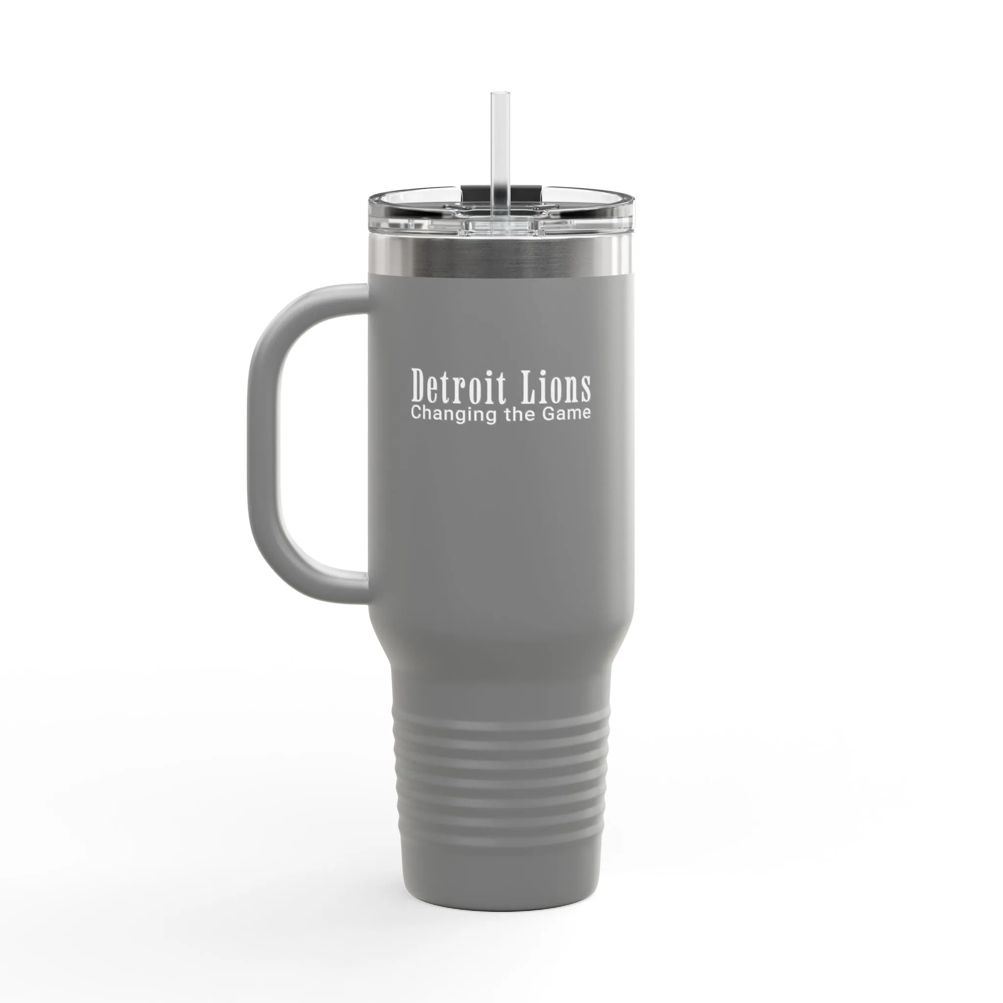 Travel Mug Detroit Lions Changing the Game Quote