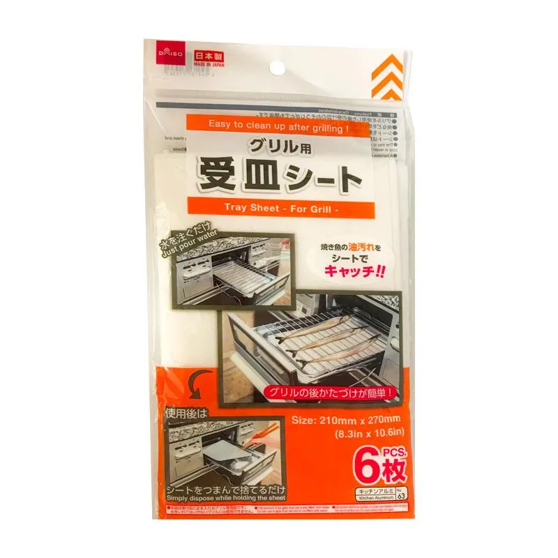 Tray Sheet -For Grill - 6 Pcs.-