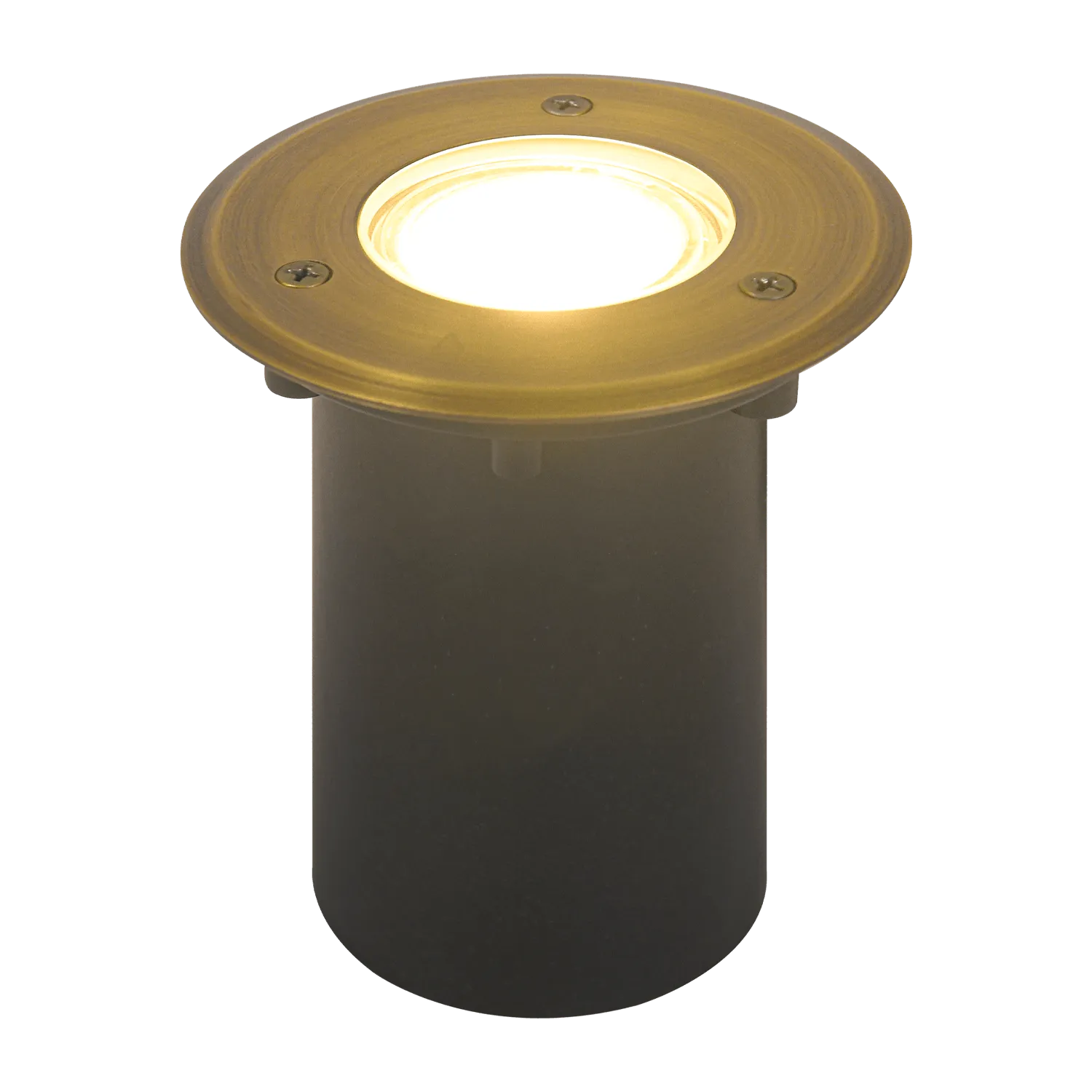 UNB12 Cast Brass Low Voltage Round LED In-ground Light IP65 Waterproof