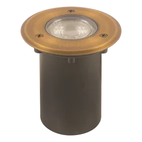 UNB12 Cast Brass Low Voltage Round LED In-ground Light IP65 Waterproof