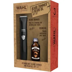 Wahl Beard Trimmer & Beard Oil Gift Set