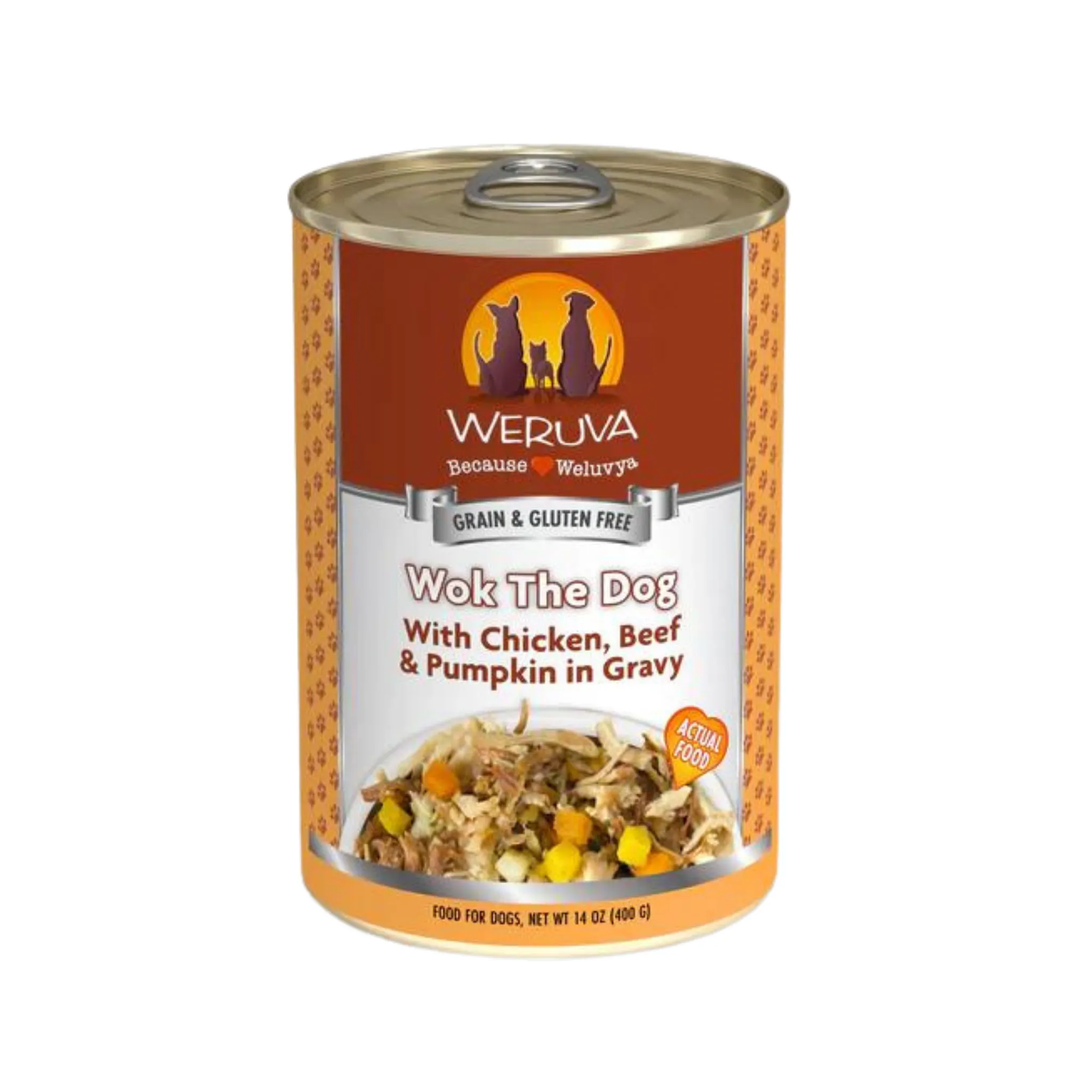 Weruva Wok The Dog Chicken, Beef & Pumpkin Dog Canned