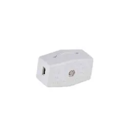 White In-line Rotary Cord Switches, SPT-2