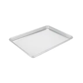 Winco ALXP-1813H 13" x 18" 18 Gauge 1/2 Size Closed Bead Aluminum Sheet Pan