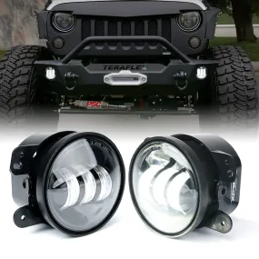 Xprite 4" LED Fog Light Jeep Wrangler JL (2018-2020) Explore Series