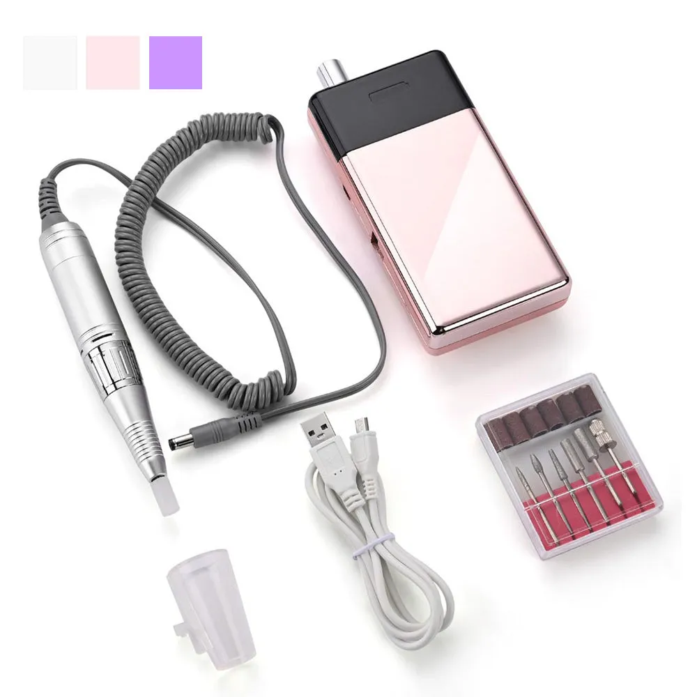 Yescom Electric Nail Drill File Manicure Machine Rechargeable