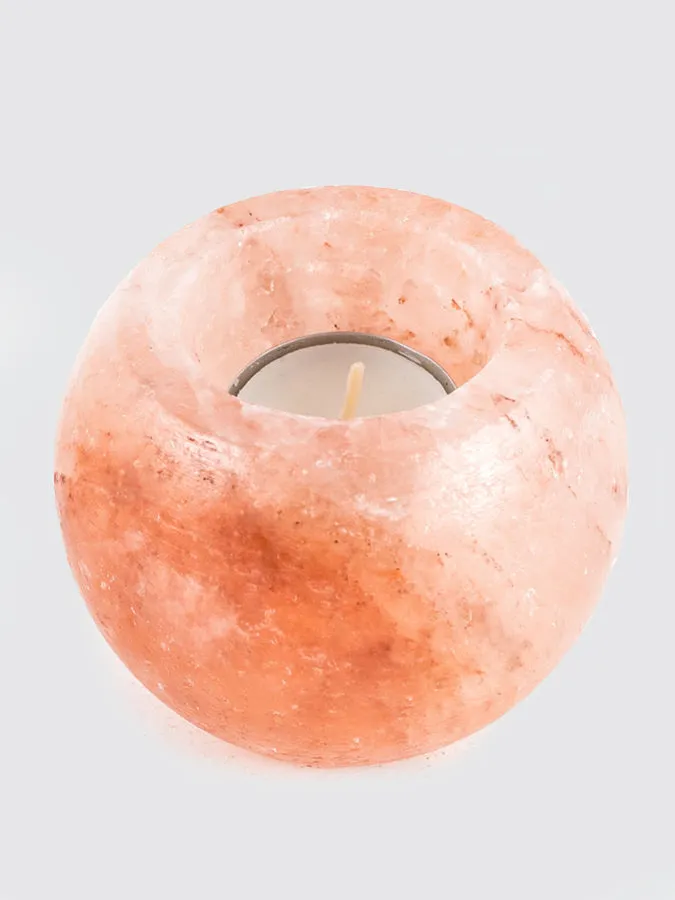 Yoga Studio Himalayan Salt Candle Tea Light Holder - Sphere